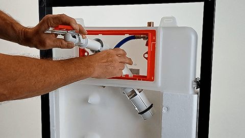 Service des modules WC Slim